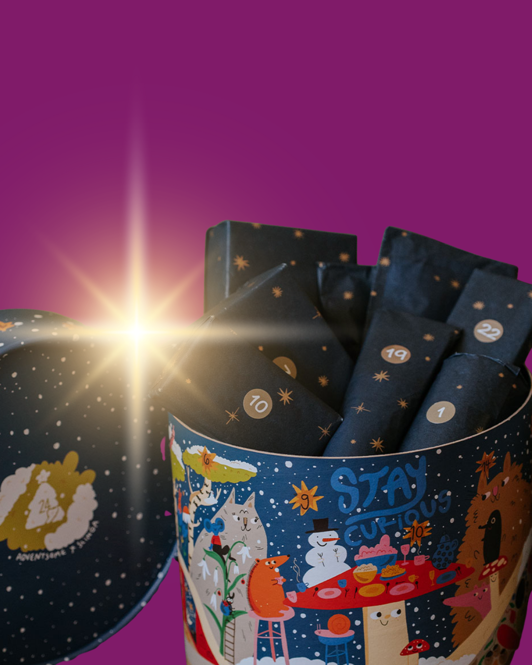 Adventskalender von adventsome mit POMPONGS